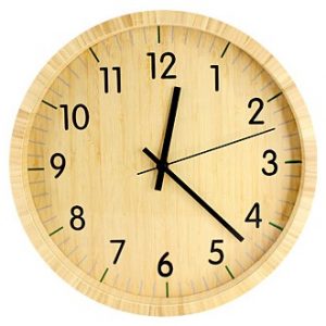 Reloj de Pared de Bamboo